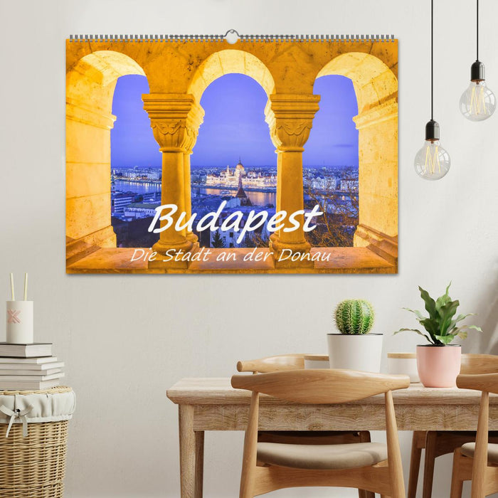 Budapest - Die Stadt an der Donau (CALVENDO Wandkalender 2024)