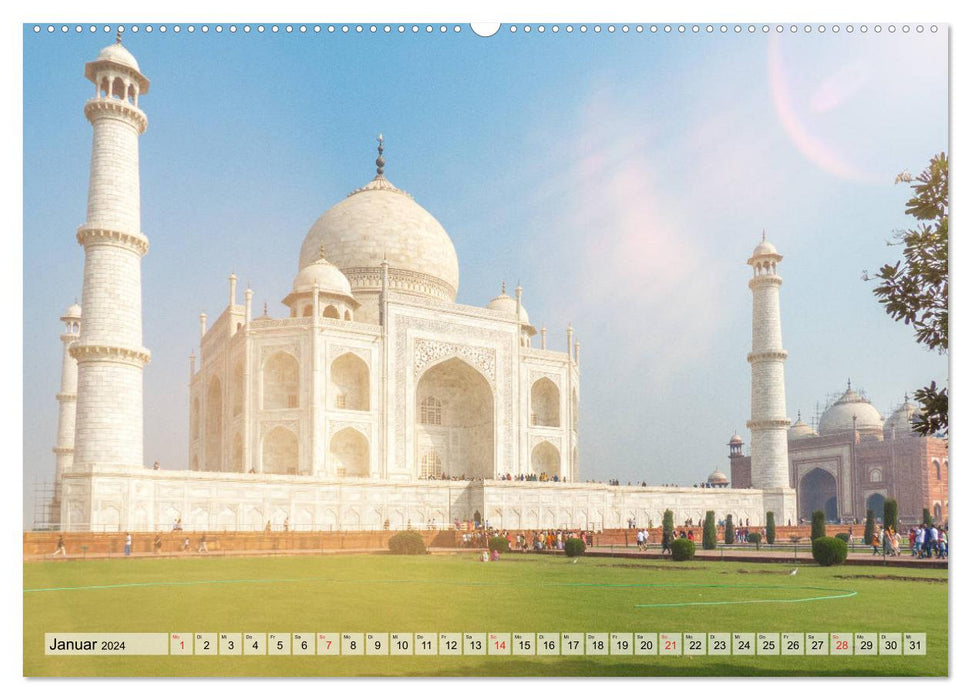 India - Impressive subcontinent (CALVENDO Premium Wall Calendar 2024) 