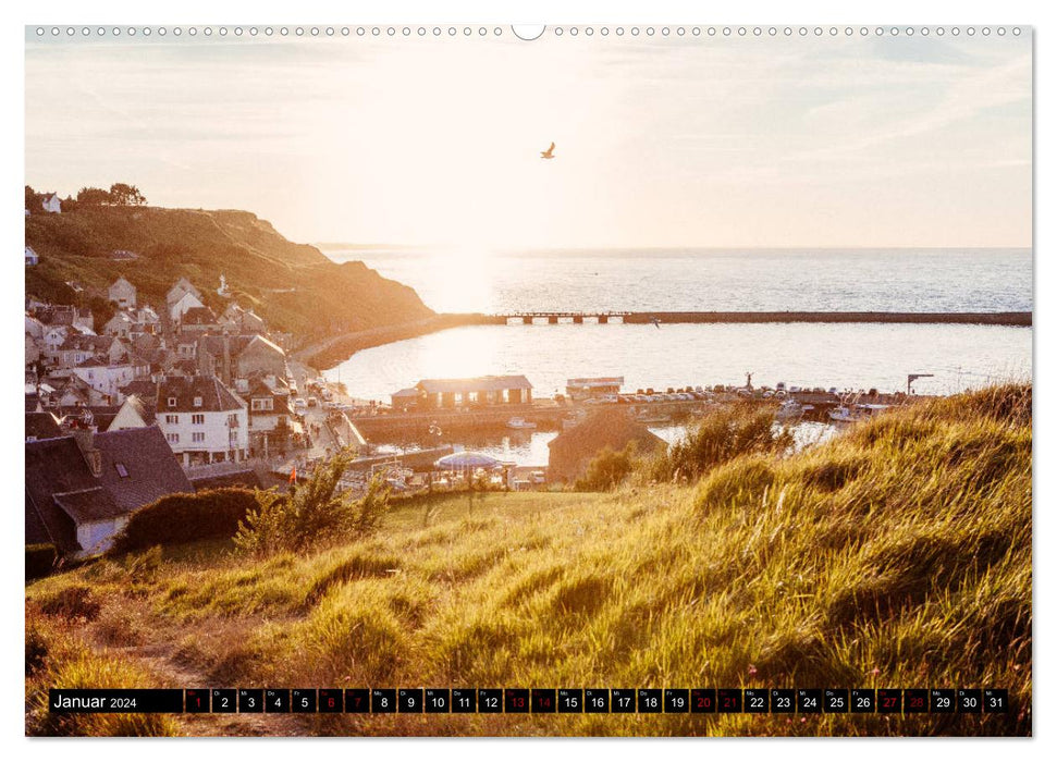 France - dream beaches &amp; rocky coasts (CALVENDO wall calendar 2024) 