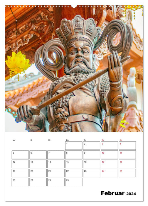 Nha Trang - faszinierende heilige Stätten (CALVENDO Premium Wandkalender 2024)