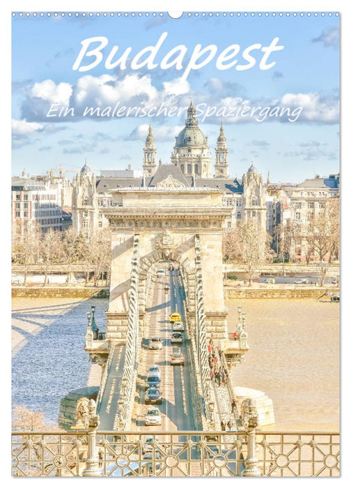 Budapest - A scenic walk (CALVENDO wall calendar 2024) 