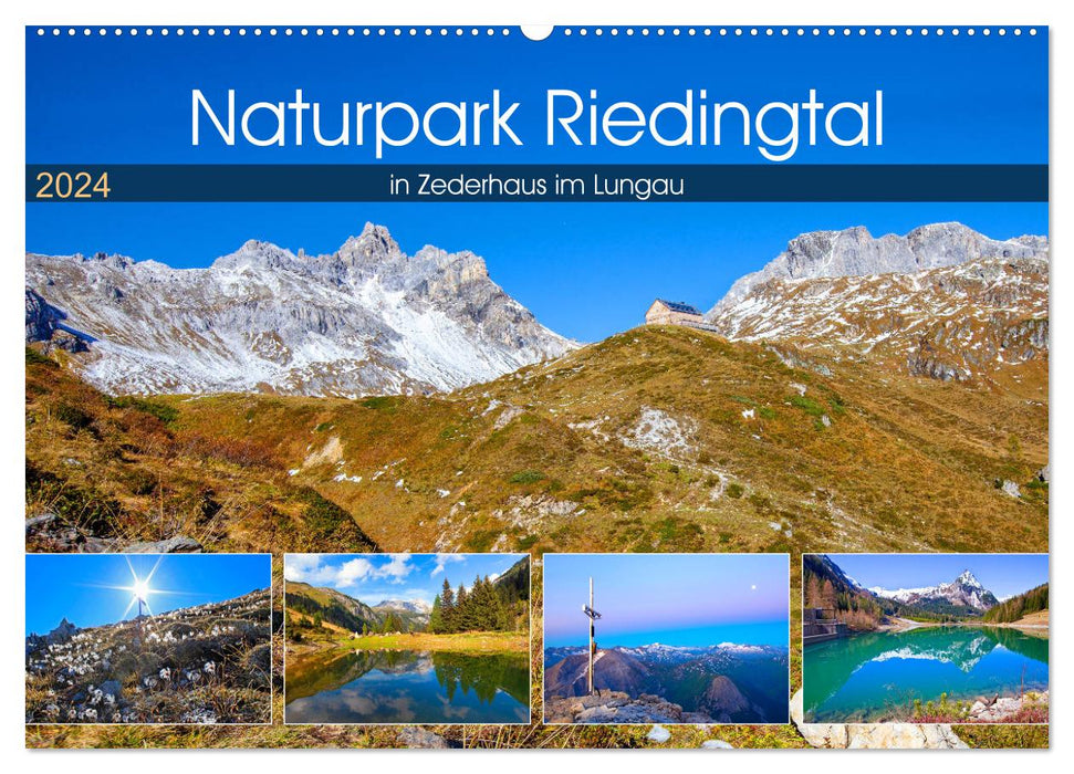 Naturpark Riedingtal (CALVENDO Wandkalender 2024)