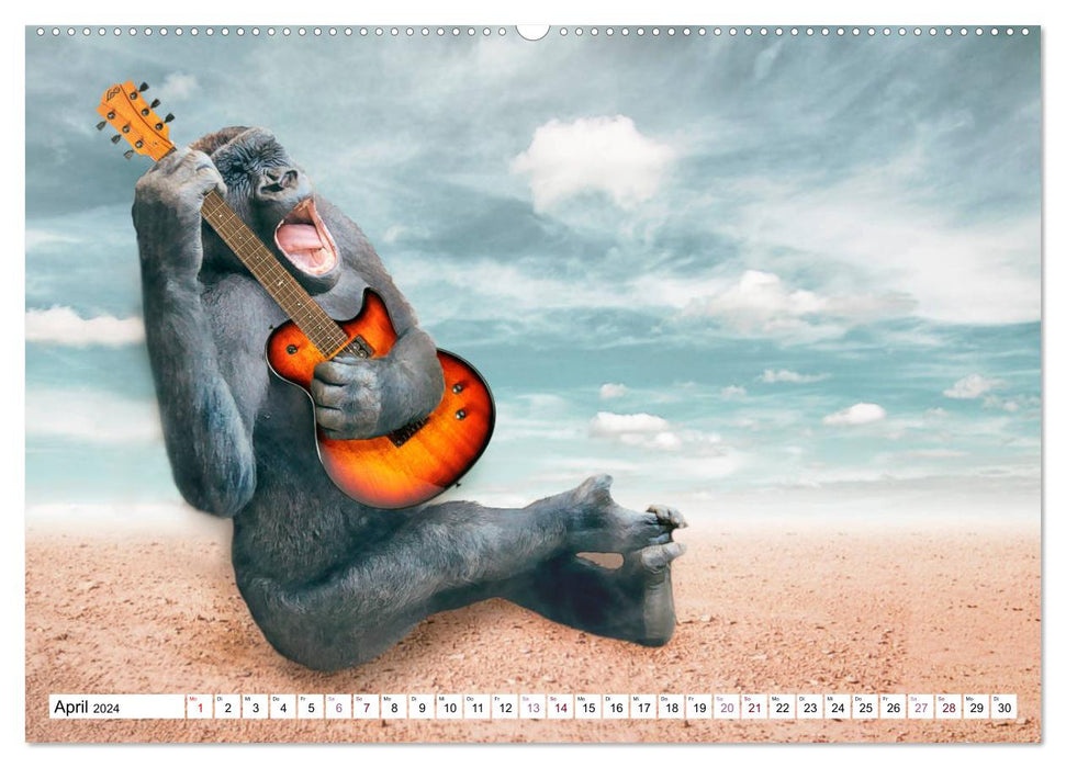 Really weirdly humorous picture montages (CALVENDO Premium Wall Calendar 2024) 
