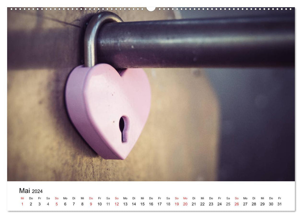 Love Locks (CALVENDO Premium Wall Calendar 2024) 