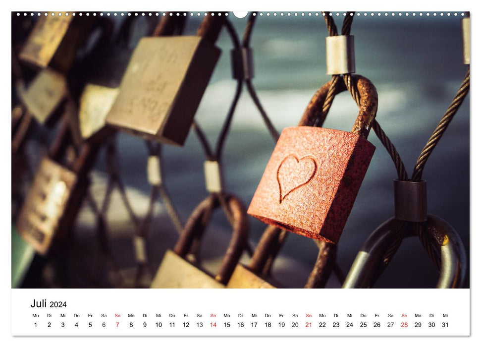 Love Locks (CALVENDO Premium Wall Calendar 2024) 