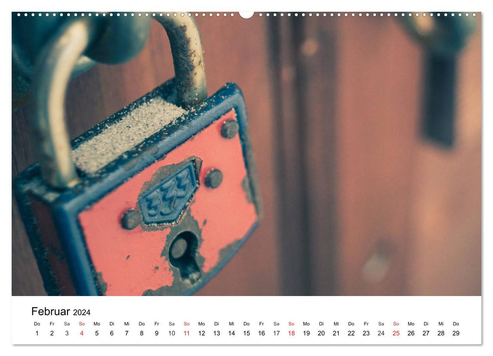 Love locks (CALVENDO wall calendar 2024) 