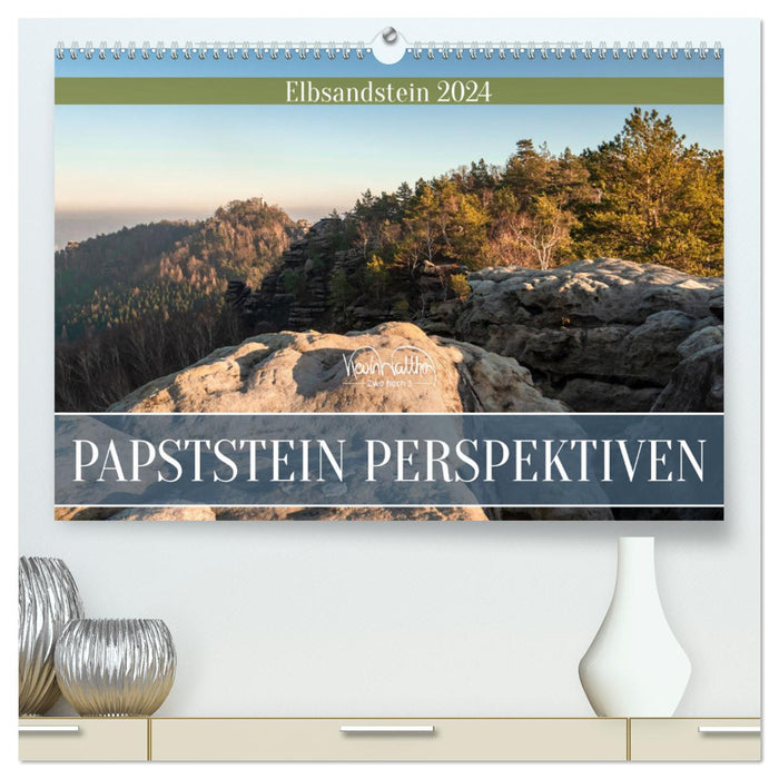 Popestone Perspectives - Elbe Sandstone (CALVENDO Premium Wall Calendar 2024) 