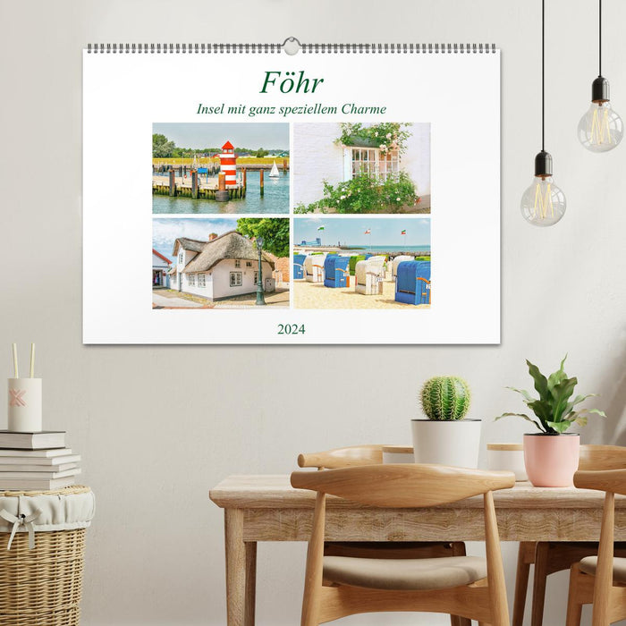Föhr - Insel mit ganz speziellem Charme (CALVENDO Wandkalender 2024)