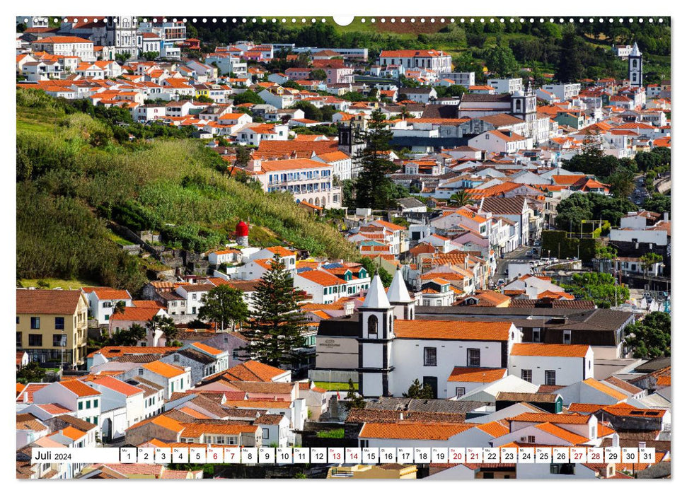 Azoren - das Triangulo der Zentralgruppe (CALVENDO Premium Wandkalender 2024)