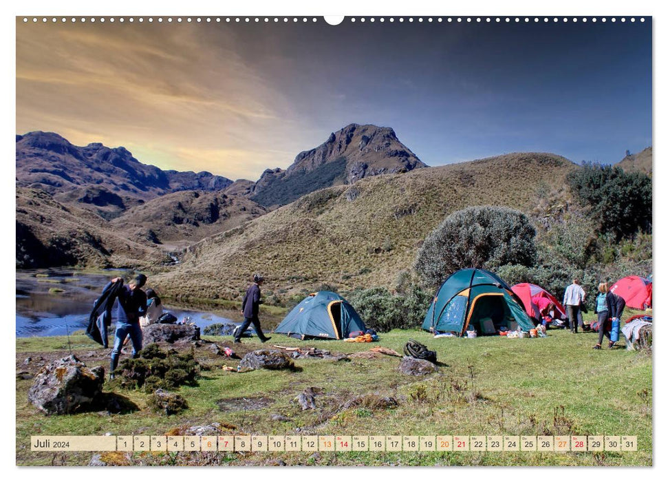 Let's start Camping (CALVENDO Premium Wandkalender 2024)