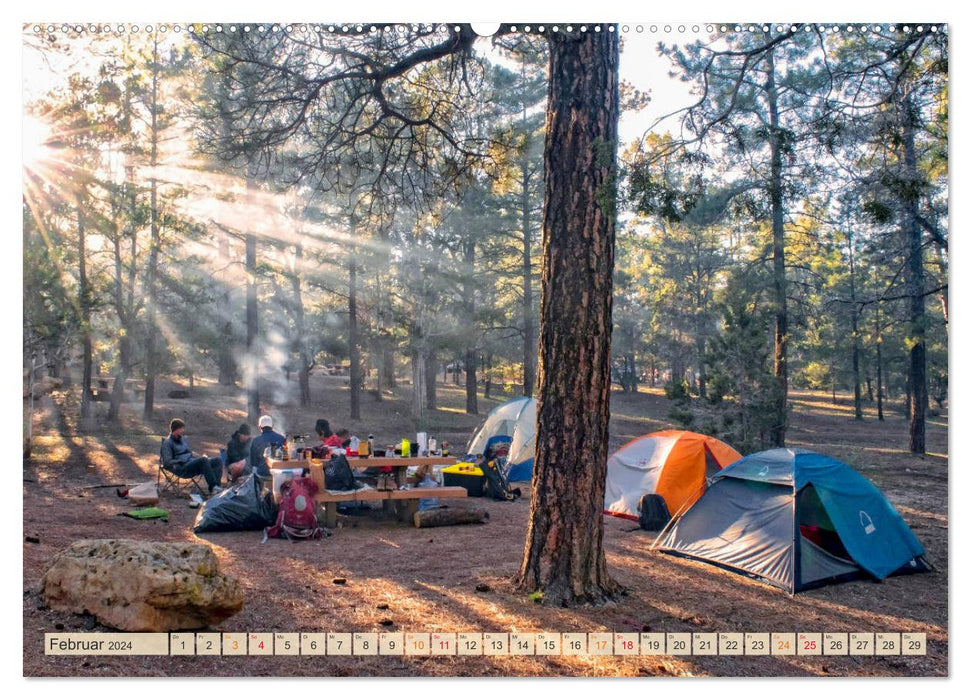 Let's start Camping (CALVENDO Wandkalender 2024)