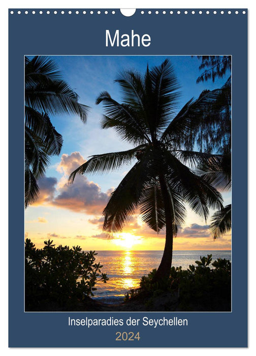 Mahe - Inselparadies der Seychellen (CALVENDO Wandkalender 2024)