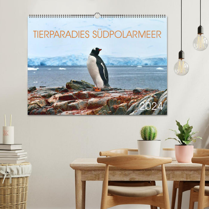 Tierparadies Südpolarmeer (CALVENDO Wandkalender 2024)