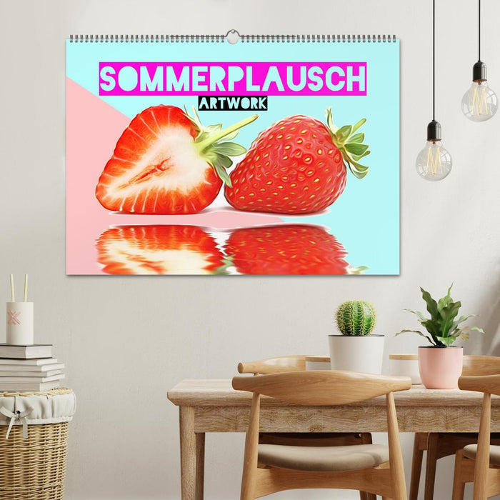 Sommerplausch - Artwork (CALVENDO Wandkalender 2024)