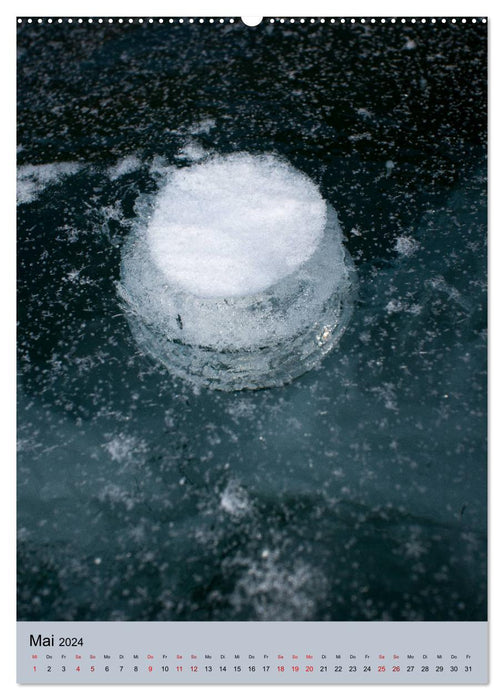 Baikalsee- kuriose Eiswelt (CALVENDO Premium Wandkalender 2024)