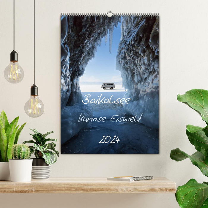 Baikalsee- kuriose Eiswelt (CALVENDO Wandkalender 2024)