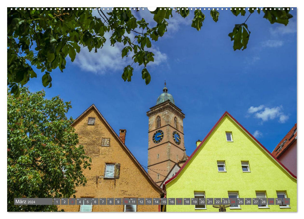 Historisches Nürtingen 2024 (CALVENDO Wandkalender 2024)