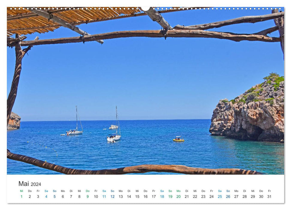 Segelboote und Yachten - Lebensart am Mittelmeer (CALVENDO Wandkalender 2024)