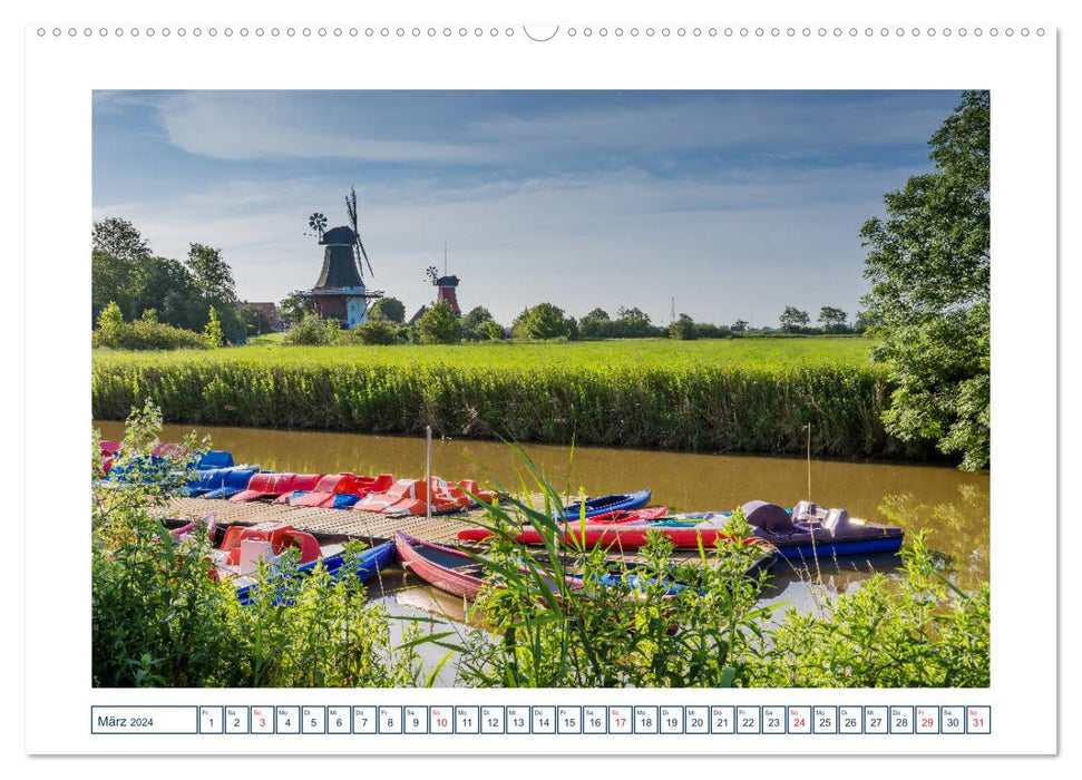 Traumhaftes Ostfriesland (CALVENDO Premium Wandkalender 2024)