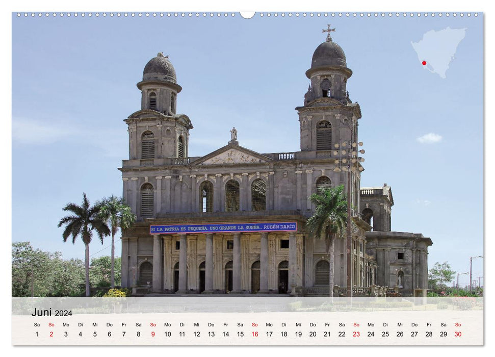 Costa Rica - Panama - Nicaragua (CALVENDO Wandkalender 2024)