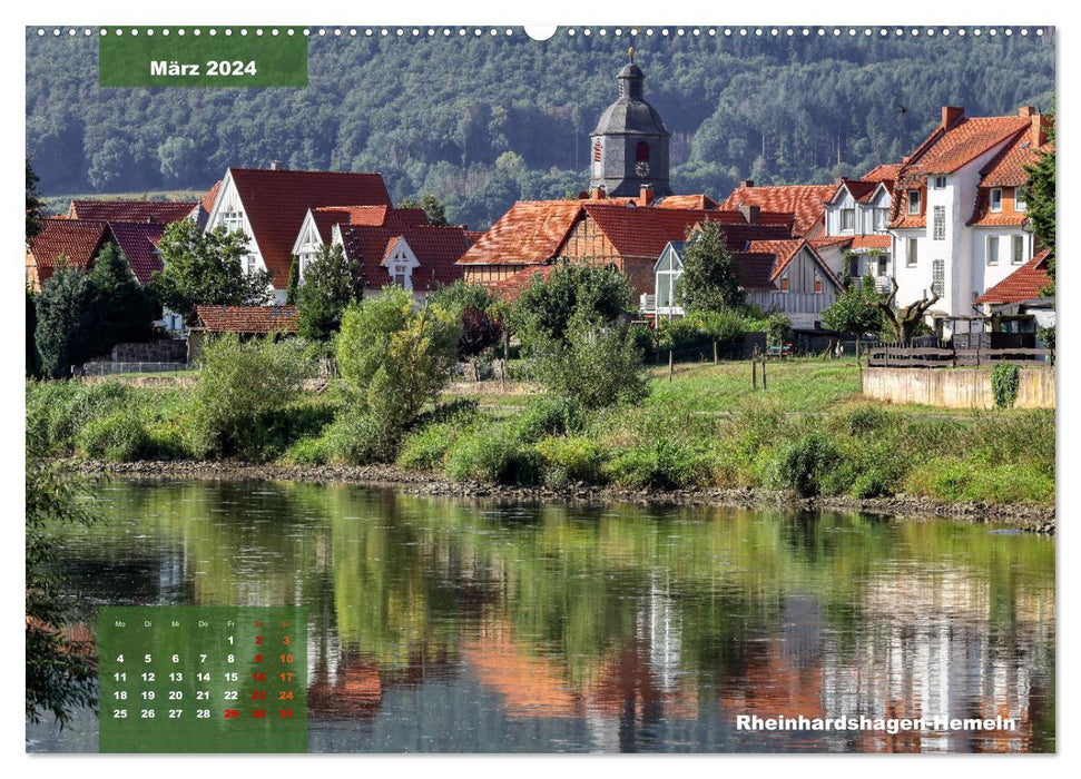 Märchenhaftes Weserbergland (CALVENDO Wandkalender 2024)