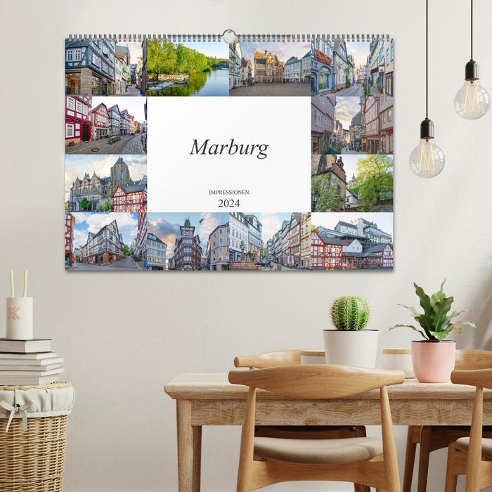 Marburg Impressionen (CALVENDO Wandkalender 2024)