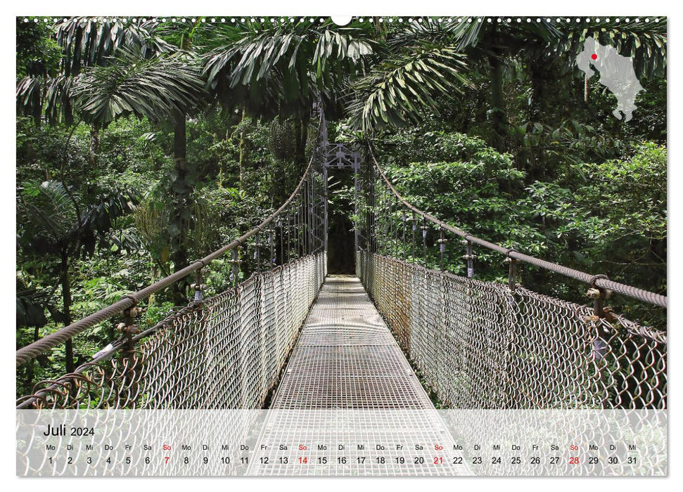 Costa Rica - Panama - Nicaragua (CALVENDO Premium Wandkalender 2024)