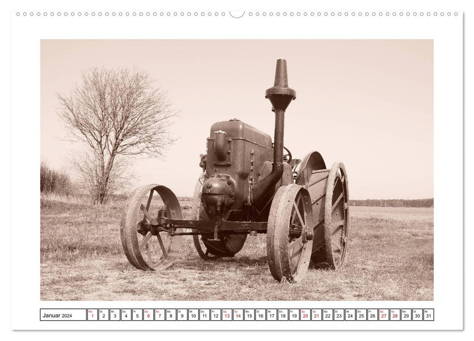 Von Lanz Bulldog bis Hanomag Traktor - Klassiker 1926 - 1975 (CALVENDO Wandkalender 2024)