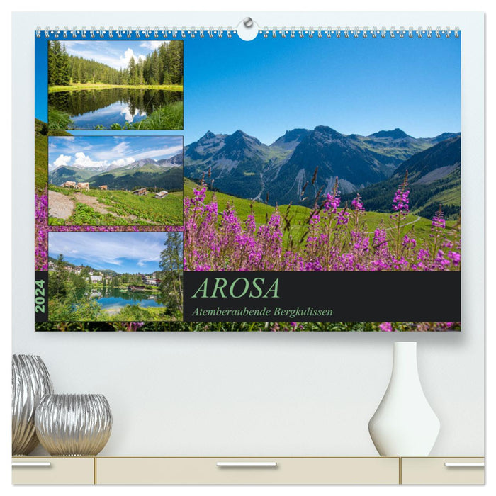 Arosa - Paysages de montagne à couper le souffle (Calvendo Premium Wall Calendar 2024) 