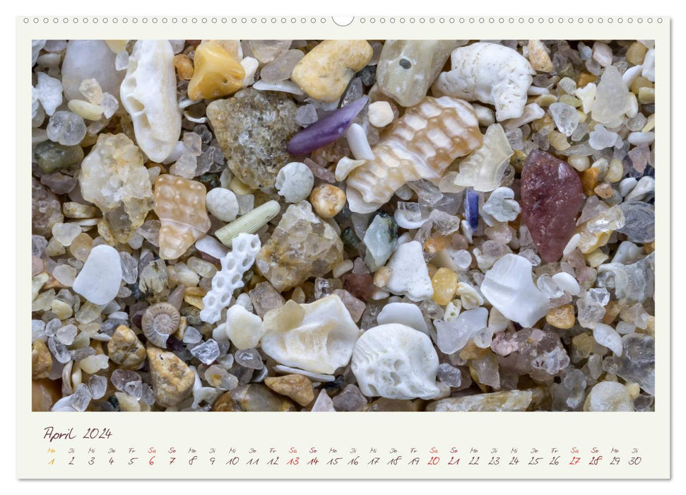 Adventure Microphotographie Sable (Calvendo Premium Wall Calendar 2024) 
