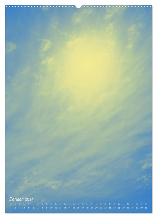 Aquarelles dans le ciel (Calendrier mural CALVENDO Premium 2024) 
