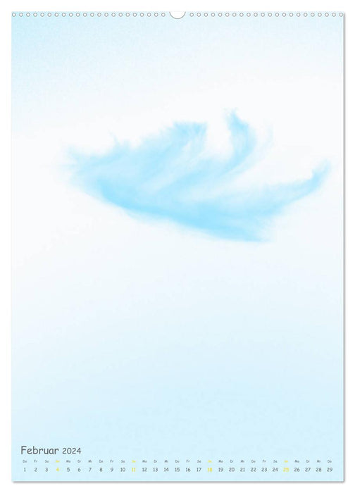 Aquarelles dans le ciel (Calendrier mural CALVENDO Premium 2024) 