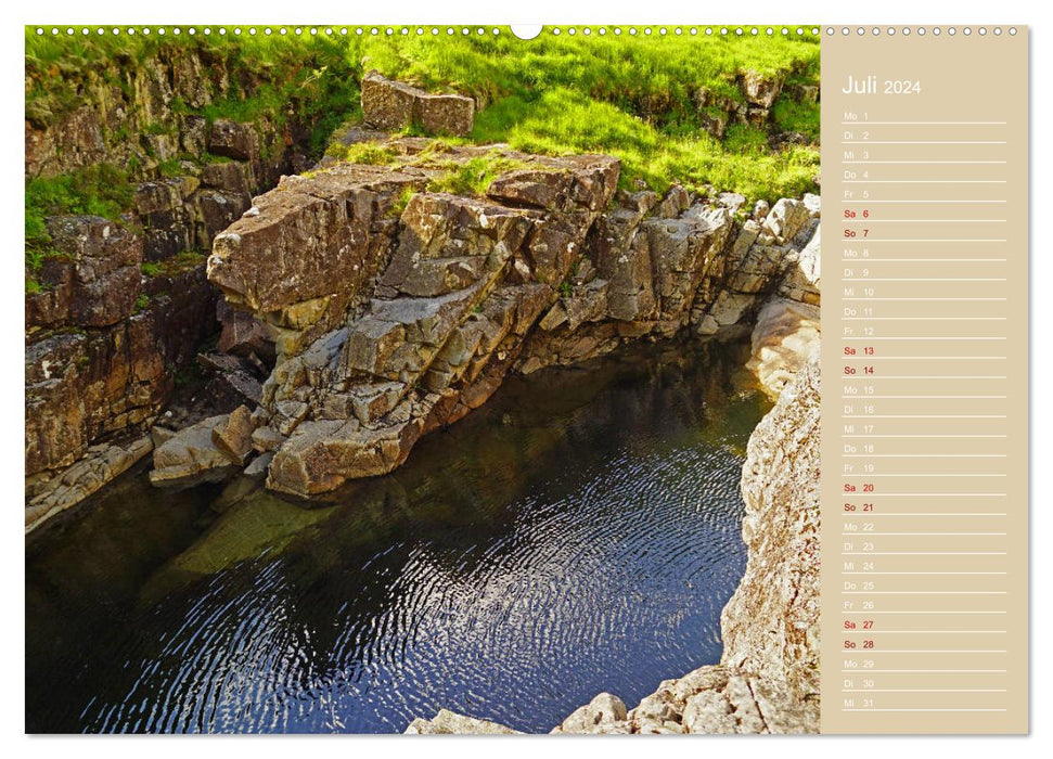 Faszination schottisches Hochland - Glen Coe und Glen Etive (CALVENDO Premium Wandkalender 2024)