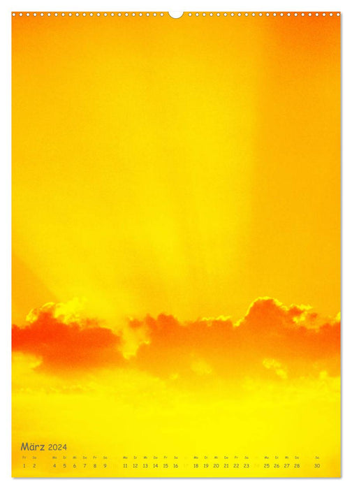 Aquarelle am Himmel (CALVENDO Wandkalender 2024)