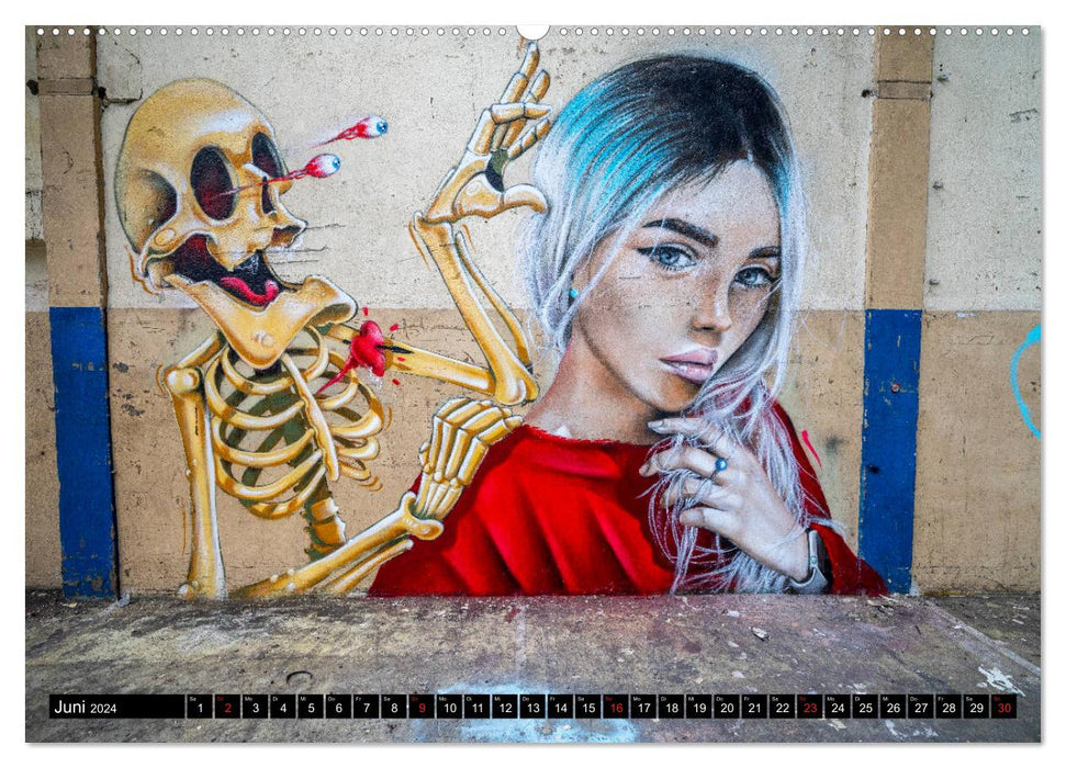 Le monde du street art (Calendrier mural CALVENDO Premium 2024) 