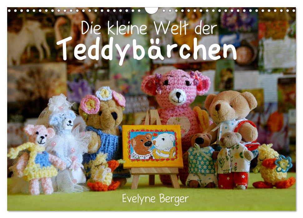 Die kleine Welt der Teddybärchen (CALVENDO Wandkalender 2024)