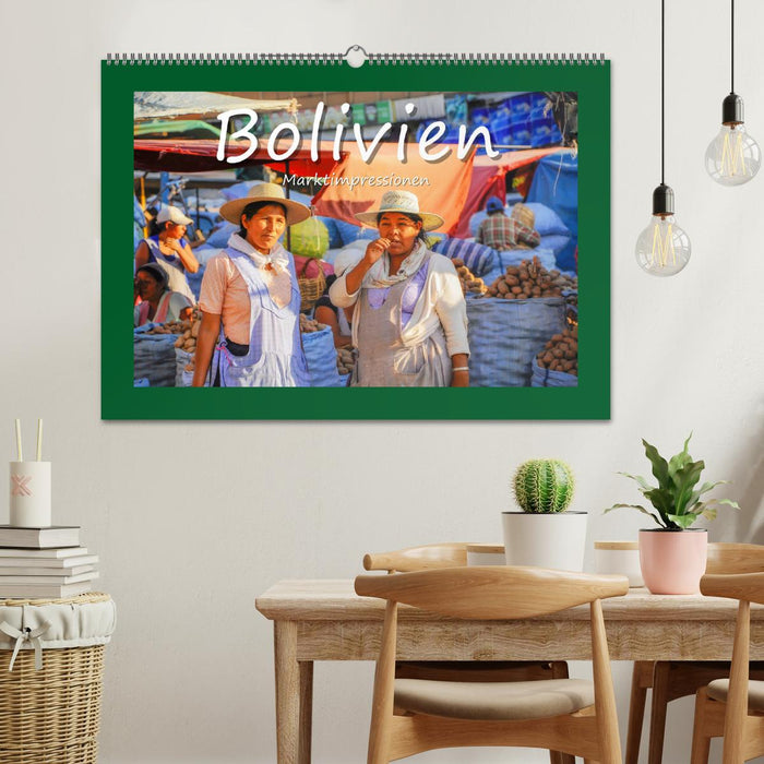 Bolivien - Marktimpressionen (CALVENDO Wandkalender 2024)