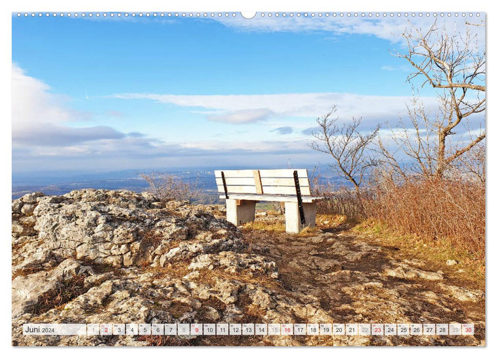 Die Schwäbische Alb - Impressionen aus Herbst und Winter (CALVENDO Premium Wandkalender 2024)