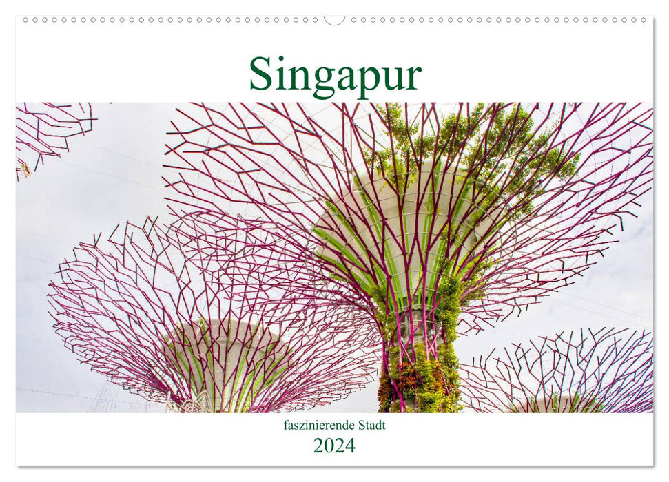 Singapur - faszinierende Stadt (CALVENDO Wandkalender 2024)