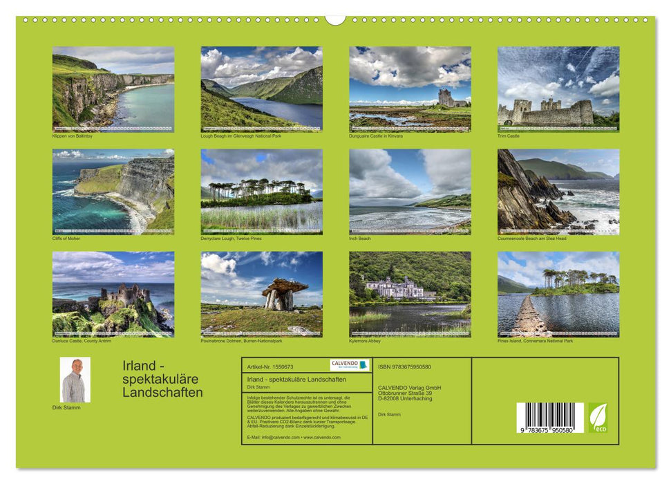 Irland - spektakuläre Landschaften (CALVENDO Premium Wandkalender 2024)
