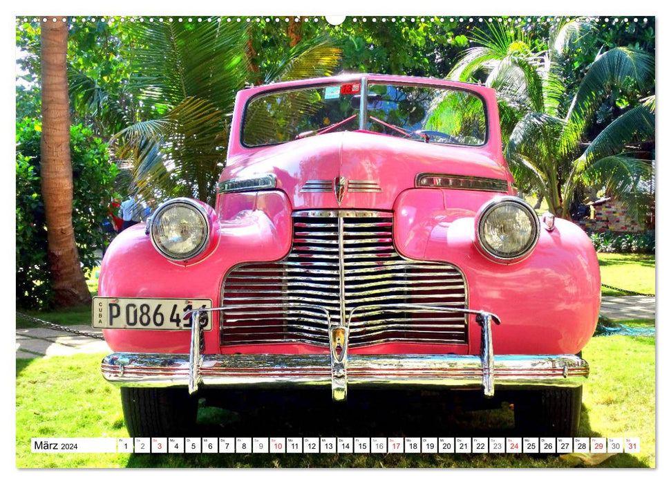 Chevy Dreams - Ein Traumcabrio in Kuba (CALVENDO Premium Wandkalender 2024)