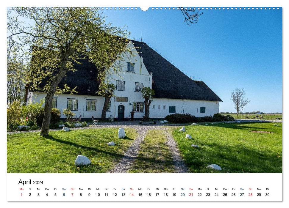 Unterwegs in Nordfriesland (CALVENDO Premium Wandkalender 2024)