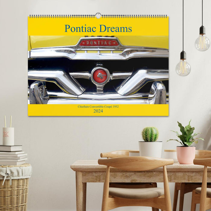 Pontiac Dreams - Chieftain Convertible Coupé 1952 (CALVENDO Wandkalender 2024)