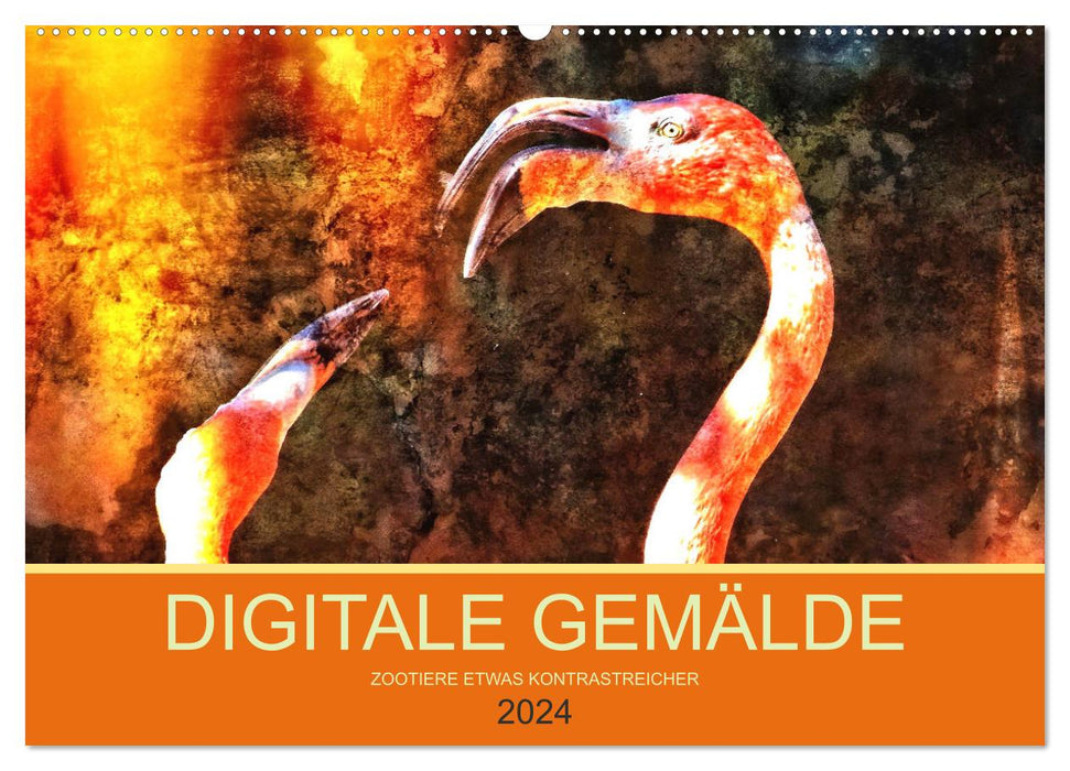 DIGITALE GEMÄLDE (CALVENDO Wandkalender 2024)