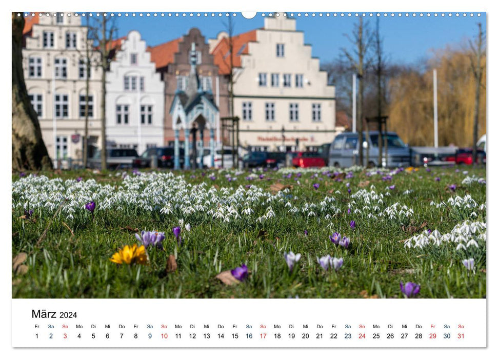 Sur la route en Frise du Nord (calendrier mural CALVENDO 2024) 