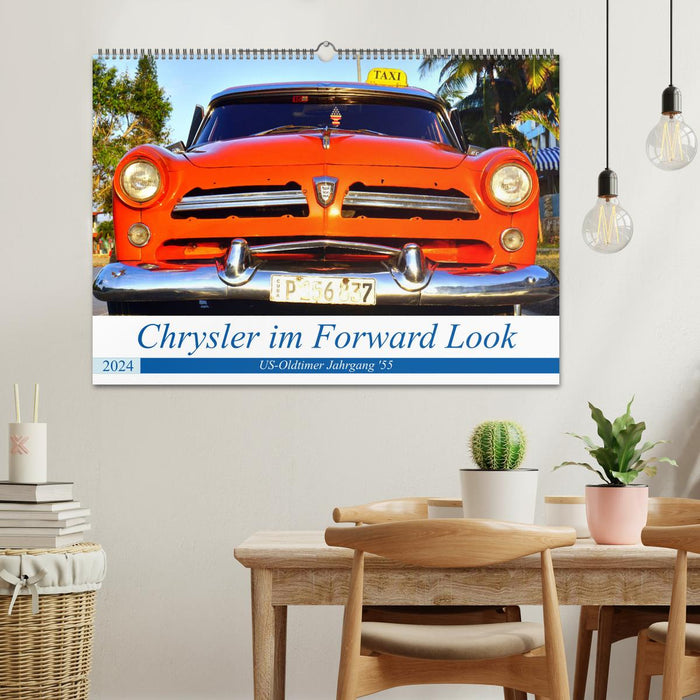 Chrysler im Forward Look - US-Oldtimer Jahrgang '55 (CALVENDO Wandkalender 2024)