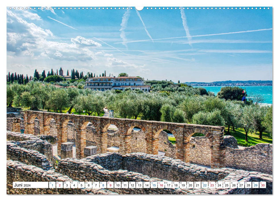 Points forts du lac de Garde - Un aller-retour (calendrier mural CALVENDO 2024) 