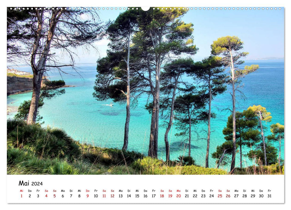 Majorque – Paradis en Méditerranée (Calvendo Premium Wall Calendar 2024) 