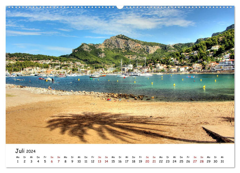 Mallorca - Paradies im Mittelmeer (CALVENDO Premium Wandkalender 2024)