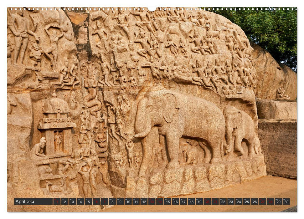 Indiens Tempel und Paläste (CALVENDO Premium Wandkalender 2024)